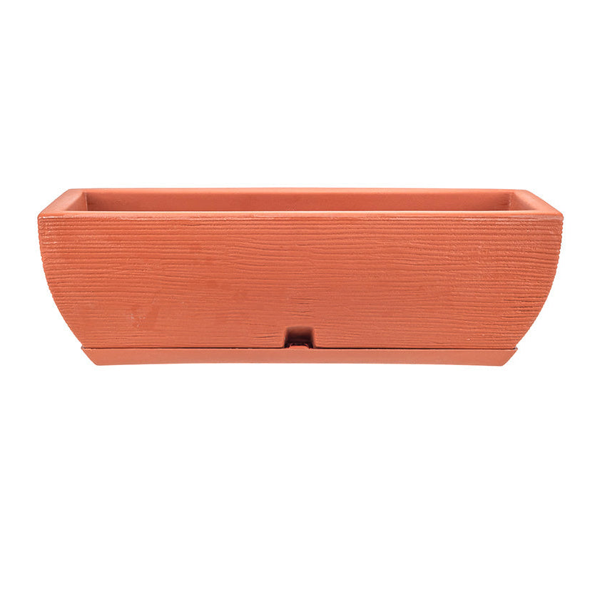 Maceta Amsterda 48x16 Efecto Piedra