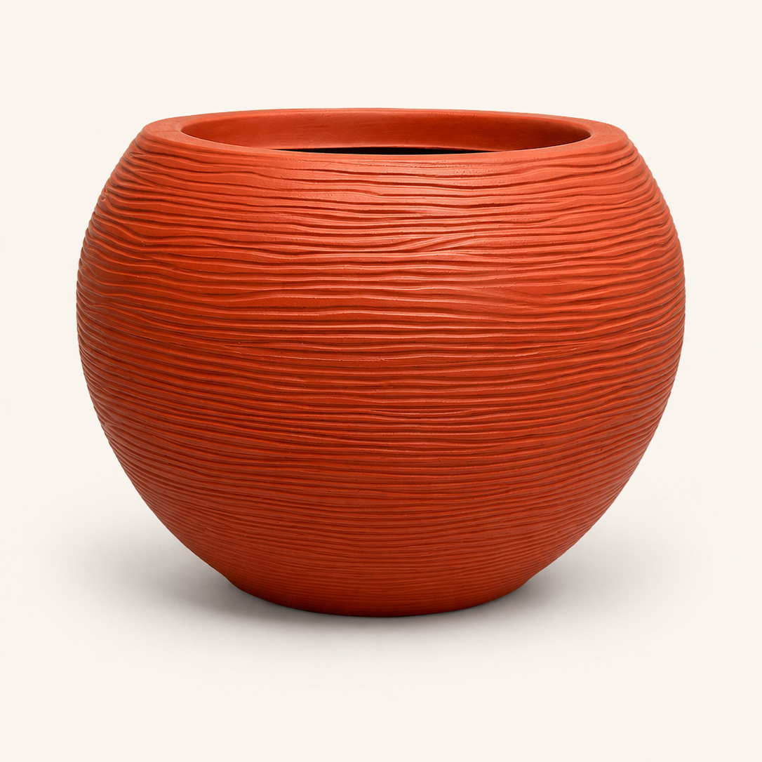 Maceta Florenca 32x32 Efecto Piedra
