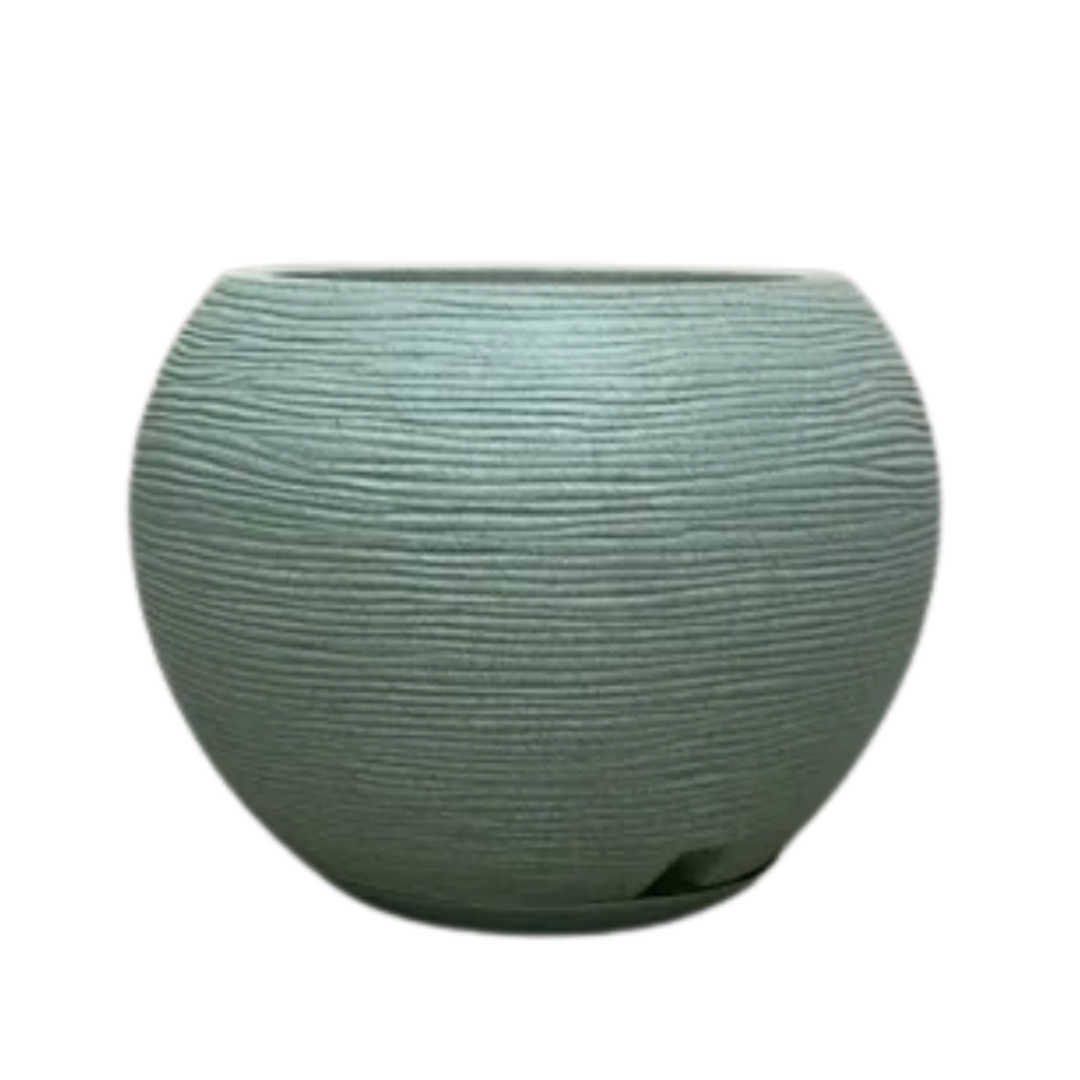 Maceta Florenca 32x32 Efecto Piedra