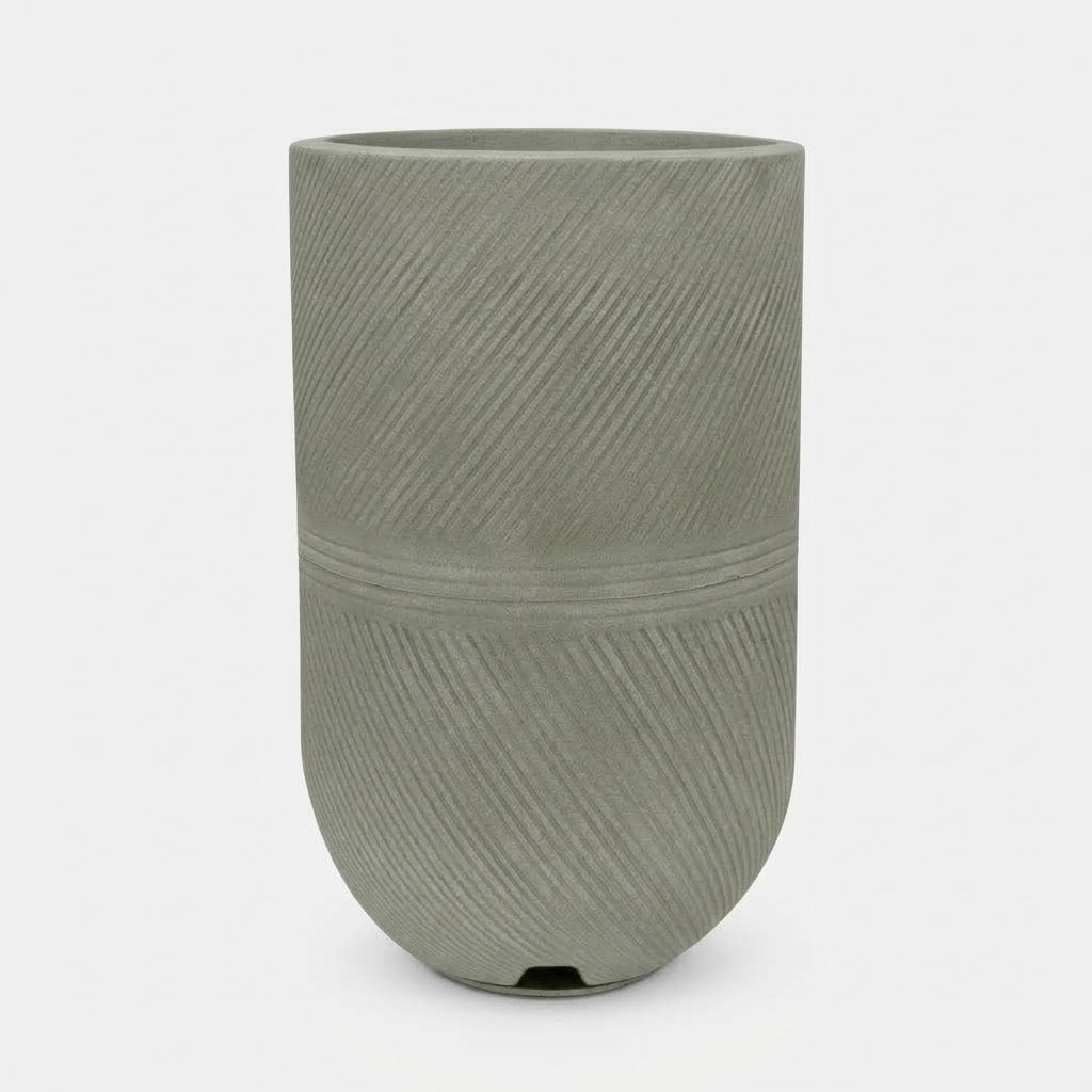 Maceta Argos 28x57 Efecto Piedra