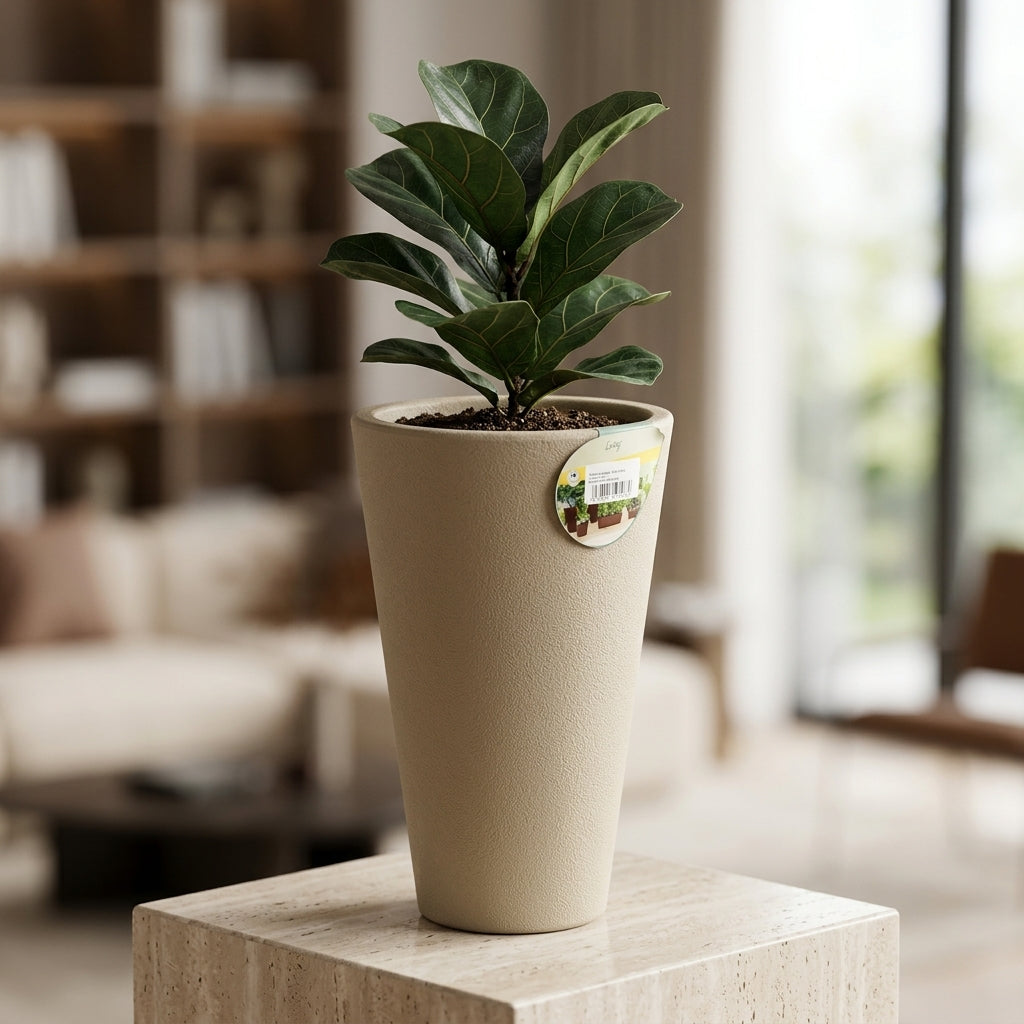 Maceta Joinville Marmorato Beige 17 X 30