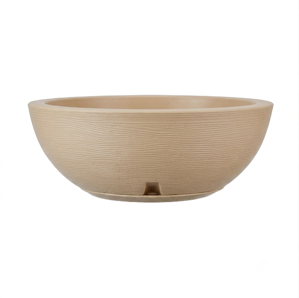 Maceta Amsterda 44x19 Efecto Piedra