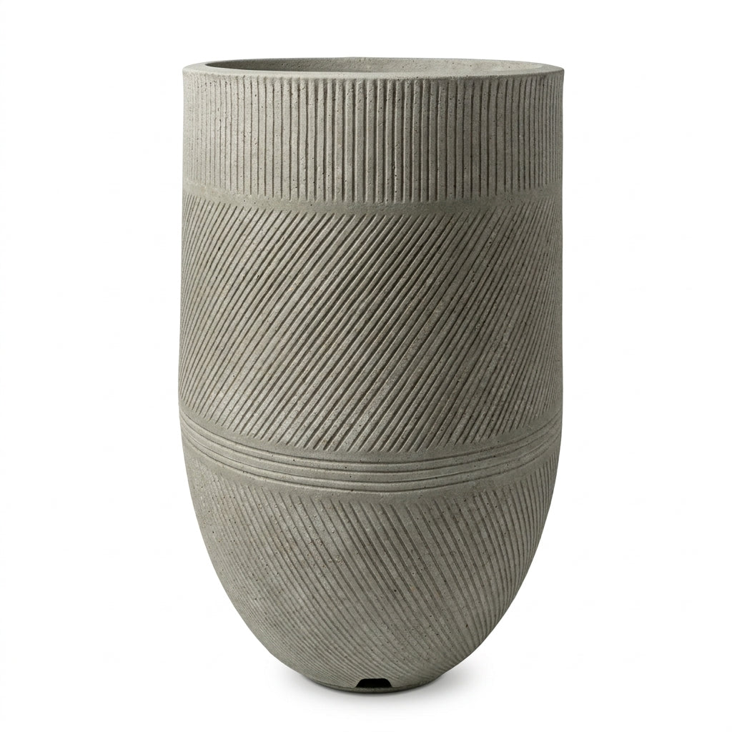 Maceta Argos 36x71 Efecto Piedra