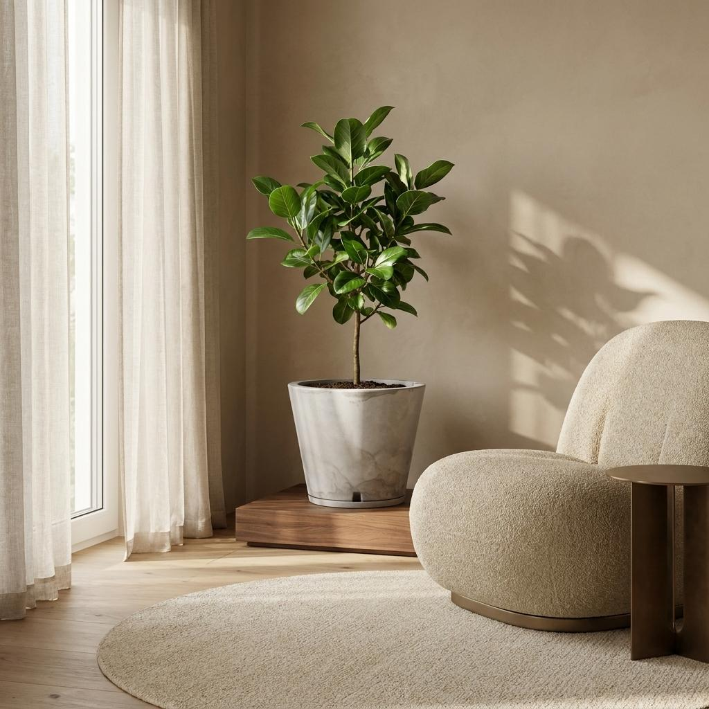 Maceta Genebra 34x35 Efecto Marmorato