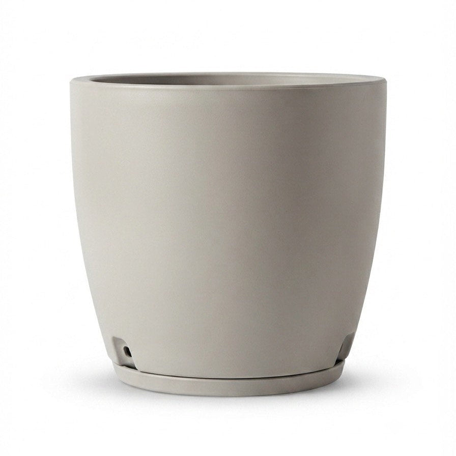 Maceta Amsterda 27x28 Efecto Marmol