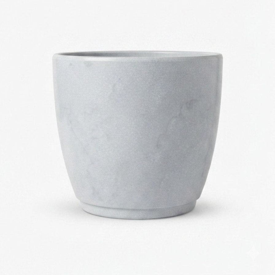 Maceta Amsterda 27x28 Efecto Marmol