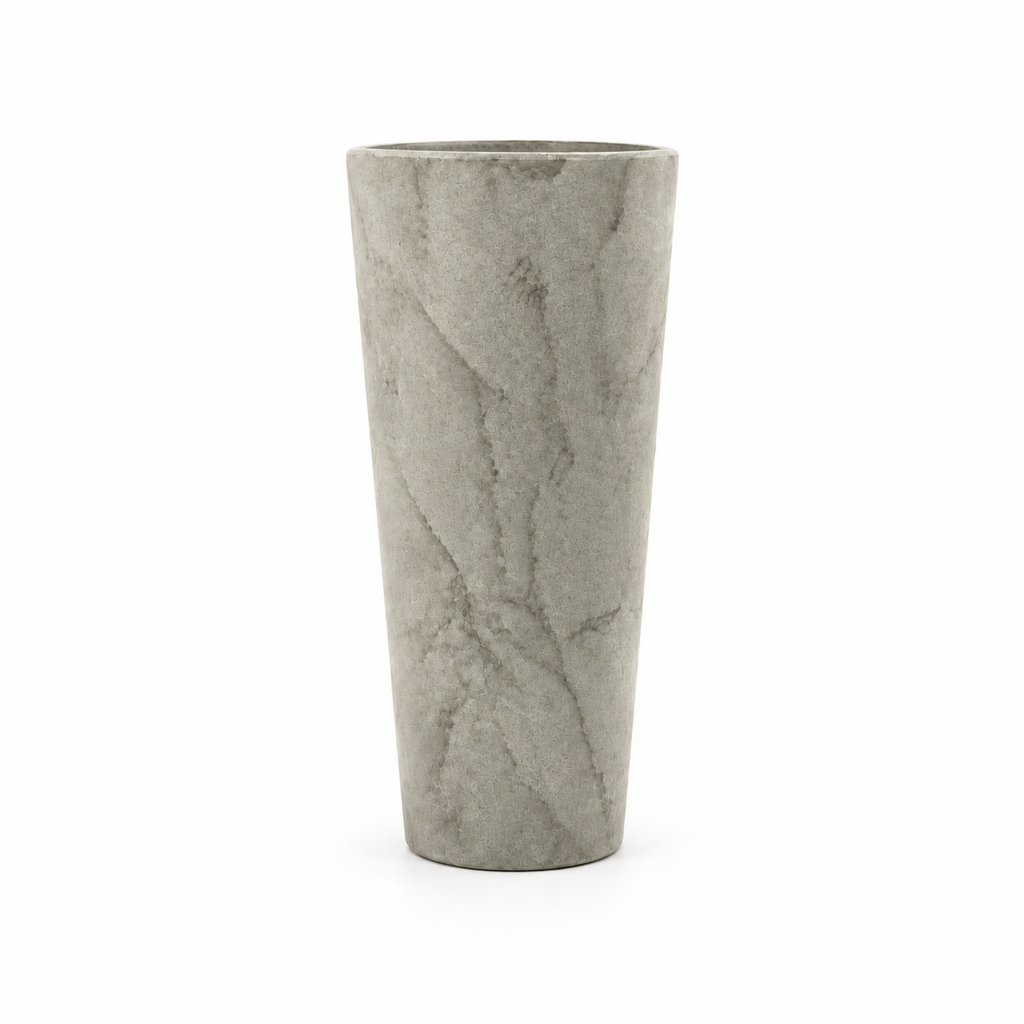 Maceta Alcantara 23x50 Efecto Marmol