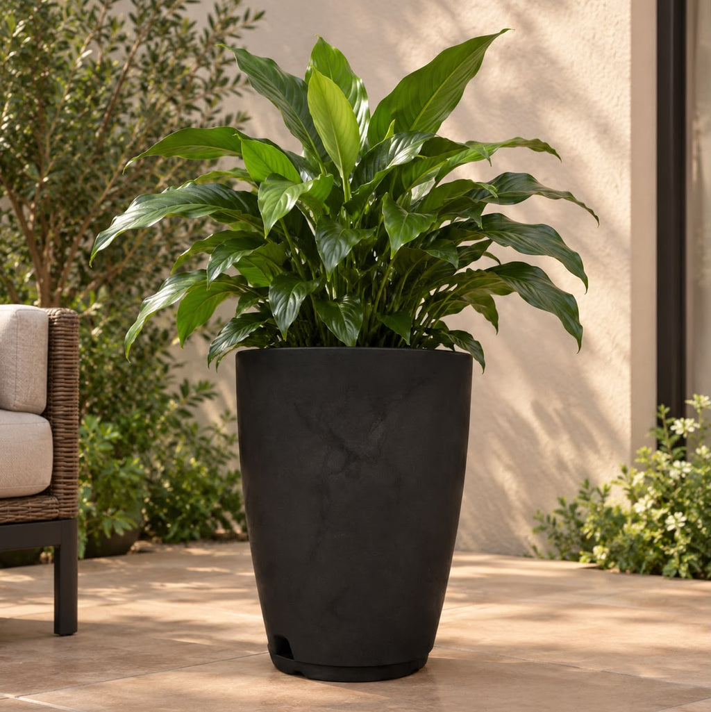 Maceta Amsterda 29x44 Efecto Marmol